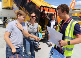 Der 1millionste Passagier landete mit Easyjet in Salzburg