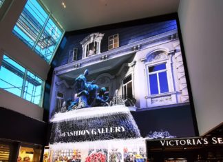 Flughafen Wien hat jetzt größte LED Videowall Europas