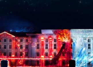 Bildgewaltig und spektakulär: Lightshow Mount Magic in Innsbruck