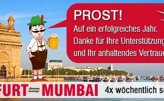 Air India feiert: Namaste Mumbai! Hello Frankfurt