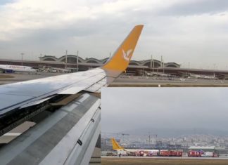 Istanbul: Pegasus Boeing kommt von Landebahn ab!
