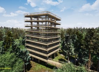 Baubeginn am Baumwipfelpfad Usedom