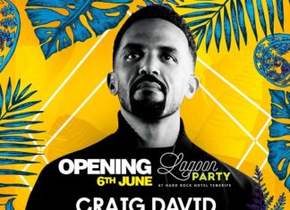 Craig David ist Headliner im Hard Rock Hotel Tenerife