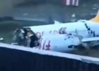 Pegasus Boeing bei Landung in zwei Teile zerbrochen!