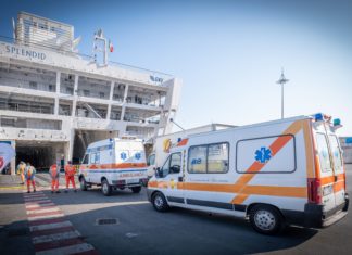 GNV wandelt Fähre M/n Splendid in Krankenhausschiff um