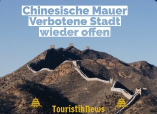 Chinesische Mauer und Verbotene Stadt wieder offen