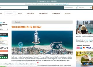 Cool! Mega-Reisemetropole Dubai mit Dubai.CityGuideLounge.com entdecken
