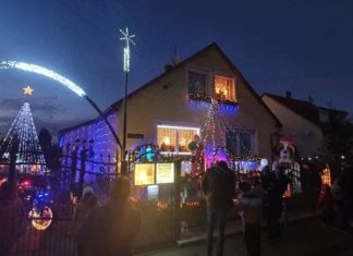 Das wohl größte Weihnachtshaus Ungarns
