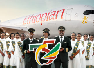 Ethiopian Airlines feiert 75-jähriges Bestehen