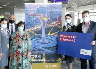 Air Astana kehrt in Frankfurt ins Terminal 2 zurück
