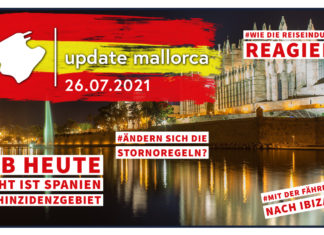 Update Mallorca: Ab heute Nacht ist Mallorca Hochinzidenzgebiet