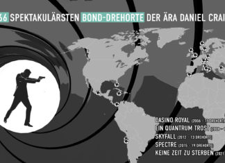 Set-Jetten mit James: Die spektakulärsten Bond-Drehorte der Ära Daniel Craig