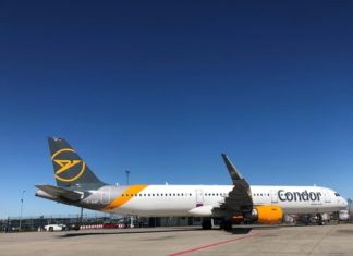 Condor Erstflug ab Wien gestartet