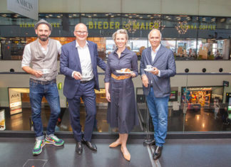 Hommage an die Wiener Kaffeehauskultur: Die junge Kaffeemanufaktur Bieder & Maier eröffnet ihr erstes Cafè auf dem Flughafen Wien