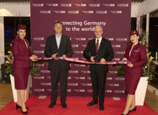Qatar Airways landet zum ersten Mal in Düsseldorf