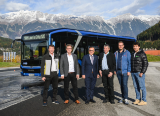 Vier Elektrobusse nehmen ab 2023 Betrieb in der Gletscherregion Tux-Finkenberg auf