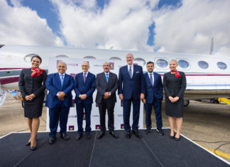 Qatar Airways präsentiert Gulfstream G700 auf der 54. Paris Air Show