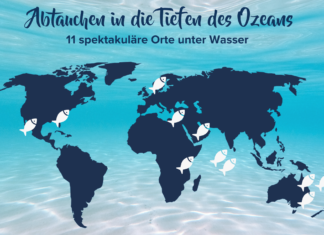 Abtauchen in die Tiefen des Ozeans: 11 spektakuläre Orte unter Wasser