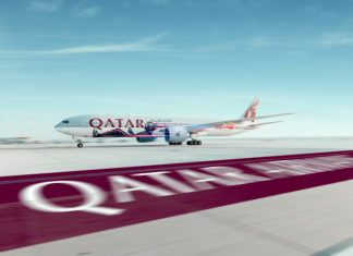 Qatar Airways erhöht die Spannung mit der Enthüllung der neuen Formel 1®-Lackierung im Vorfeld des Formel 1® Qatar Airways Qatar Grand Prix 2023