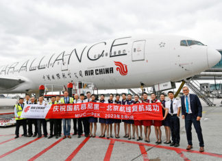 Air China fliegt wieder täglich nach Peking