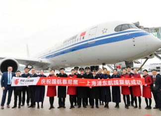Air China startet Flugverbindung zwischen München und Shanghai
