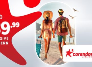 Corendon Airlines bietet attraktive Rabatte für sonnige Ferienziele
