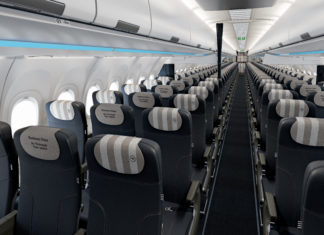 Condor stellt neue Kabine auf der Kurz- und Mittelstrecke vor Connectivity und mehr Komfort in stilvollem Condor Ambiente