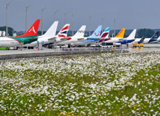 Pfingsten am Münchner Flughafen