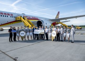 Hainan Airlines hebt wieder aus Wien ab: Zweimal wöchentlich direkt in Chinas Hightech-Metropole Shenzhen