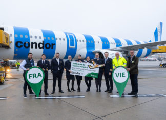 Condor Erstflüge nach München, Wien und Zürich gestartet