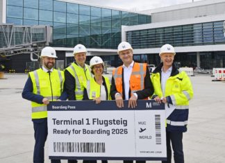 Terminal 1-Erweiterung am Münchner Flughafen macht deutliche Fortschritte