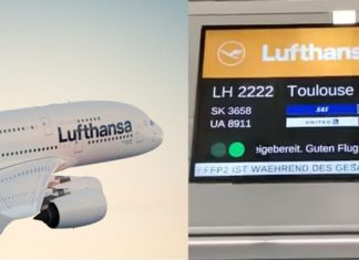 Der lustigste Flugnummern-Gag der Welt: LH2222 nach Toulouse
