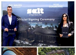 The Lux Collective und Big Waves Development unterzeichnen strategische Partnerschaft zur Eröffnung des SALT Of Virgin Beach Hotels auf Bali