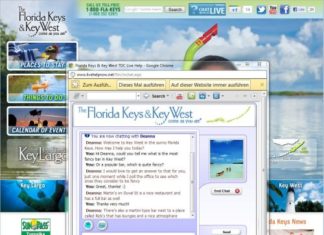 Cool: Live-Chat für Florida-Interessierte Reisende